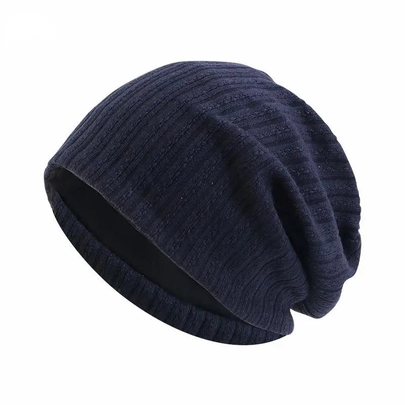 Vete Mönster Bomull Beanie Hatt Vinter