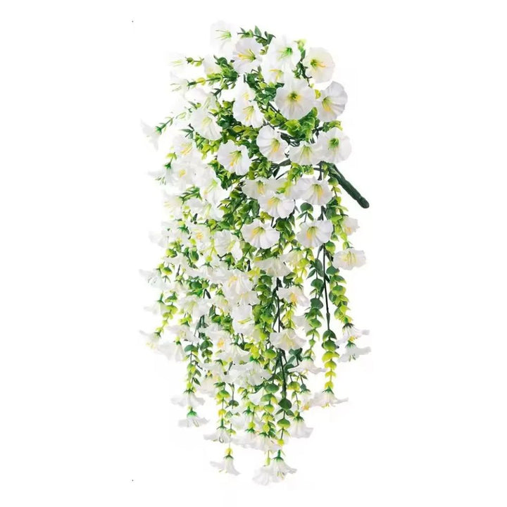 UV-beständig konstgjord Morgonärtskocka Blomma Hängande Dekor