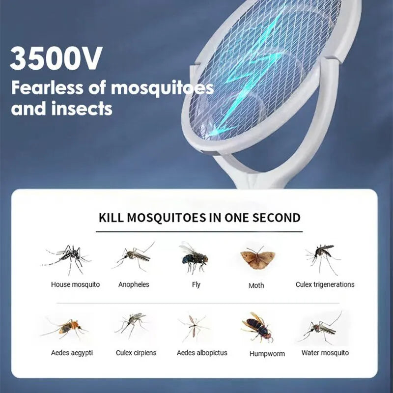 5 i 1 Snabbladdande Insektsdödare Racket