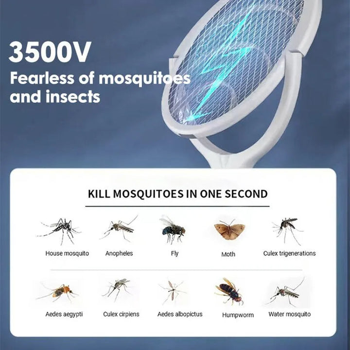 5 i 1 Snabbladdande Insektsdödare Racket