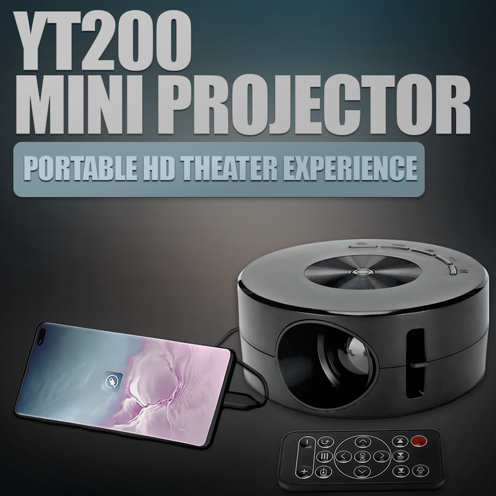 Mini Bärbar Projektor – Ultra HD