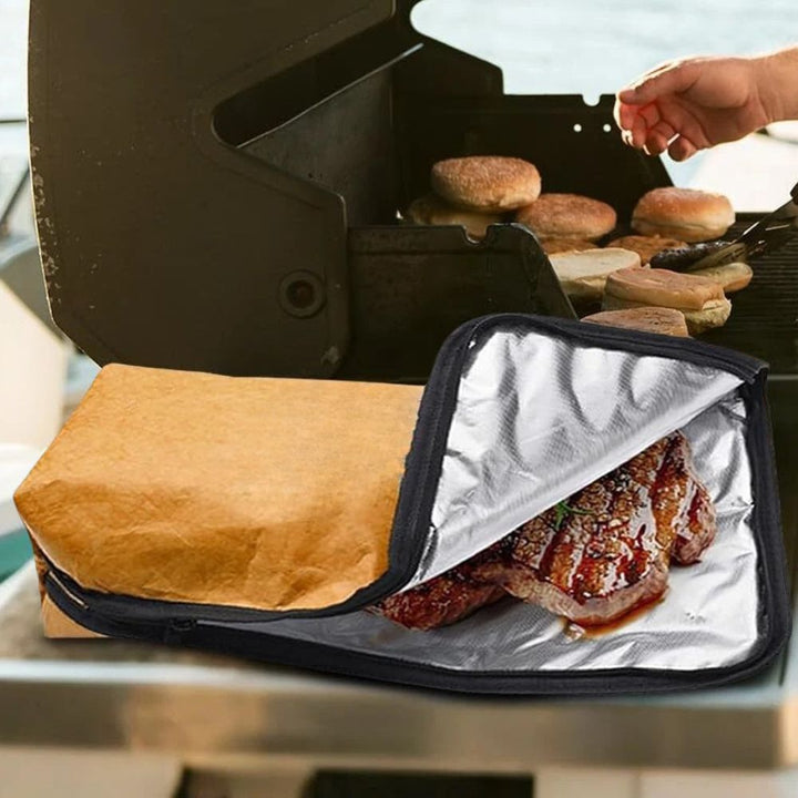 Isolerad BBQ Kött Vila Filt Väska med Handtag