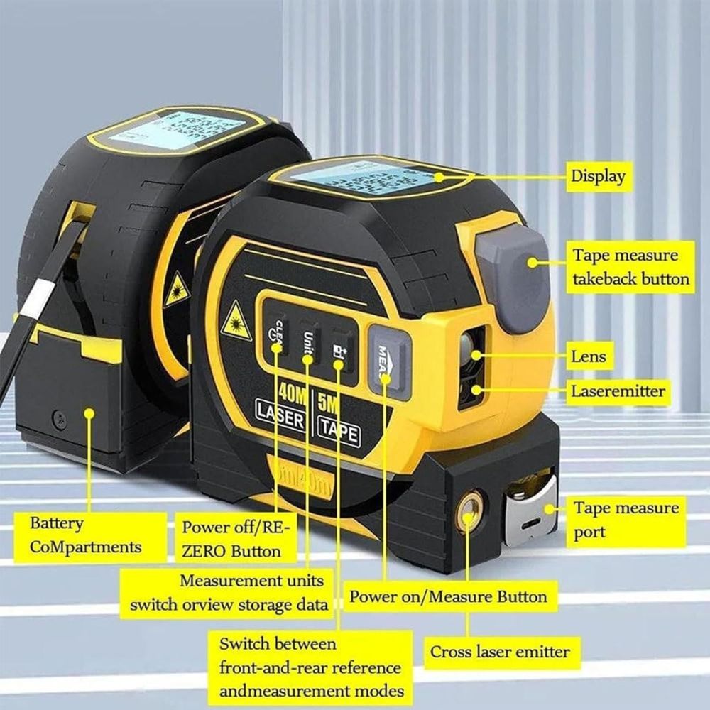 3 i 1 Infraröd Lasertape
