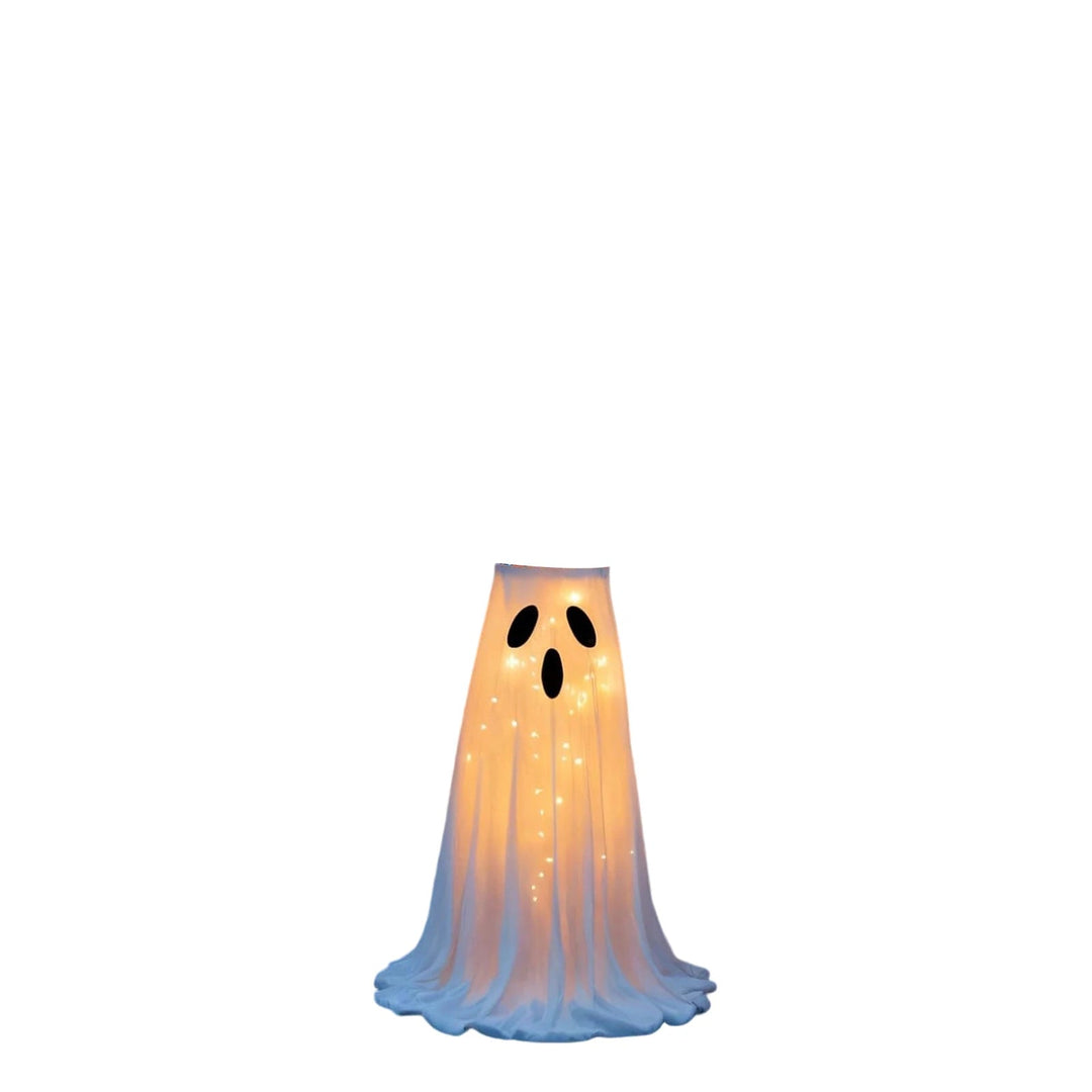 Upplyst Halloween Godisskål Ställ med Spöke Design