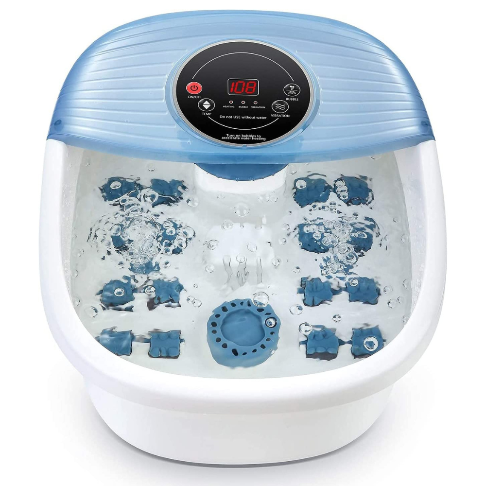 Temperaturkontrollerad Fot Bubbelbad Vibrationsmassör