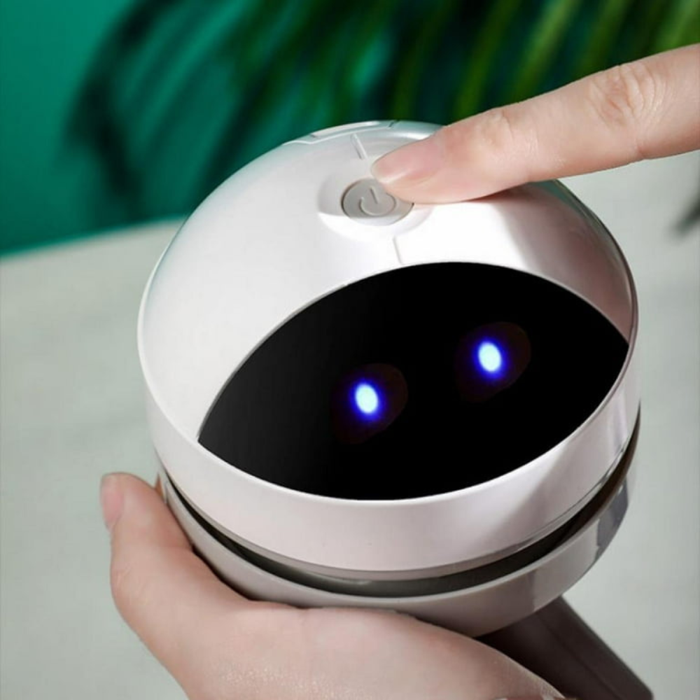 Kompakt USB-laddad Mini Skrivbordsdammsugare Robot