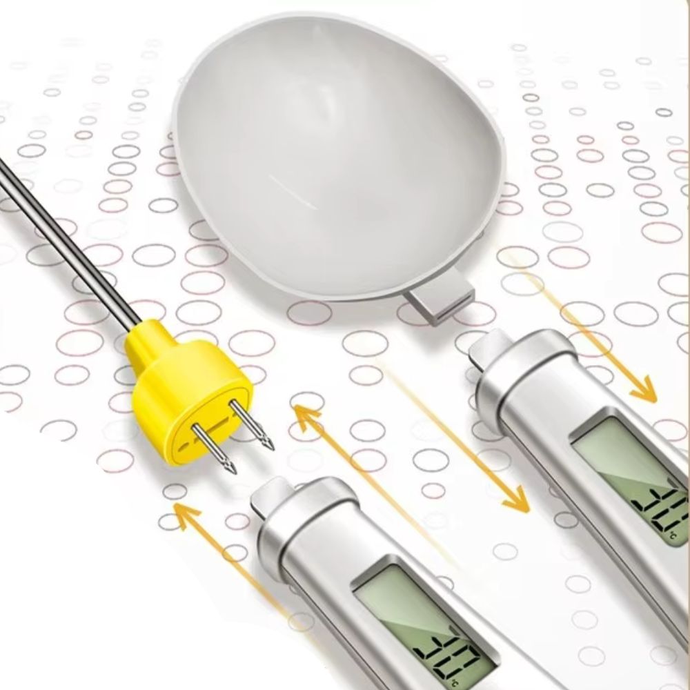 2-i-1 Digital Mini Skala &amp; Mattermometer