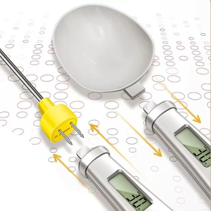 2-i-1 Digital Mini Skala &amp; Mattermometer