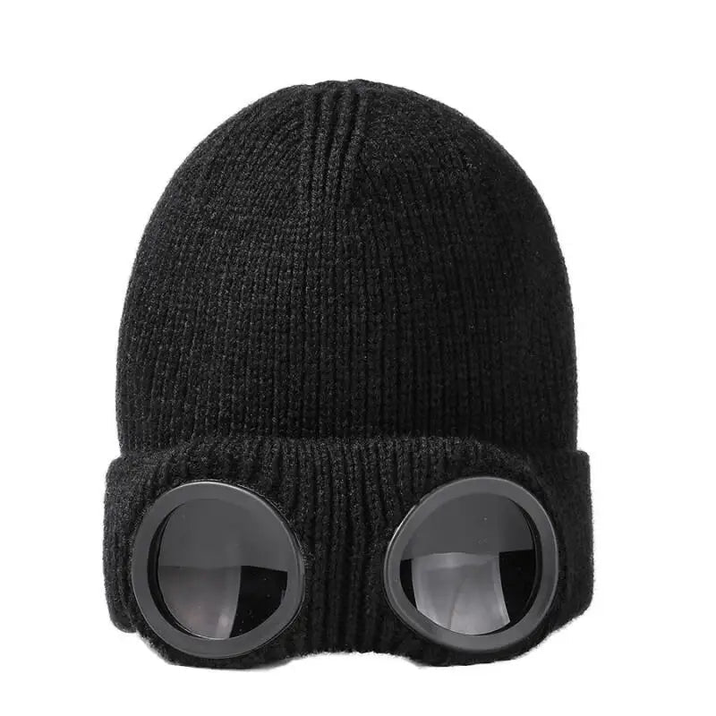 Unisex Skidglasögon Vintermössa Stickad Beanie