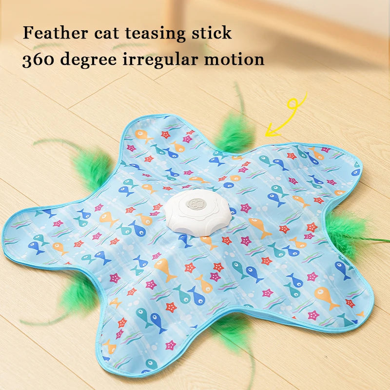 Automatisk Kurragömma Interaktiv Kattleksak