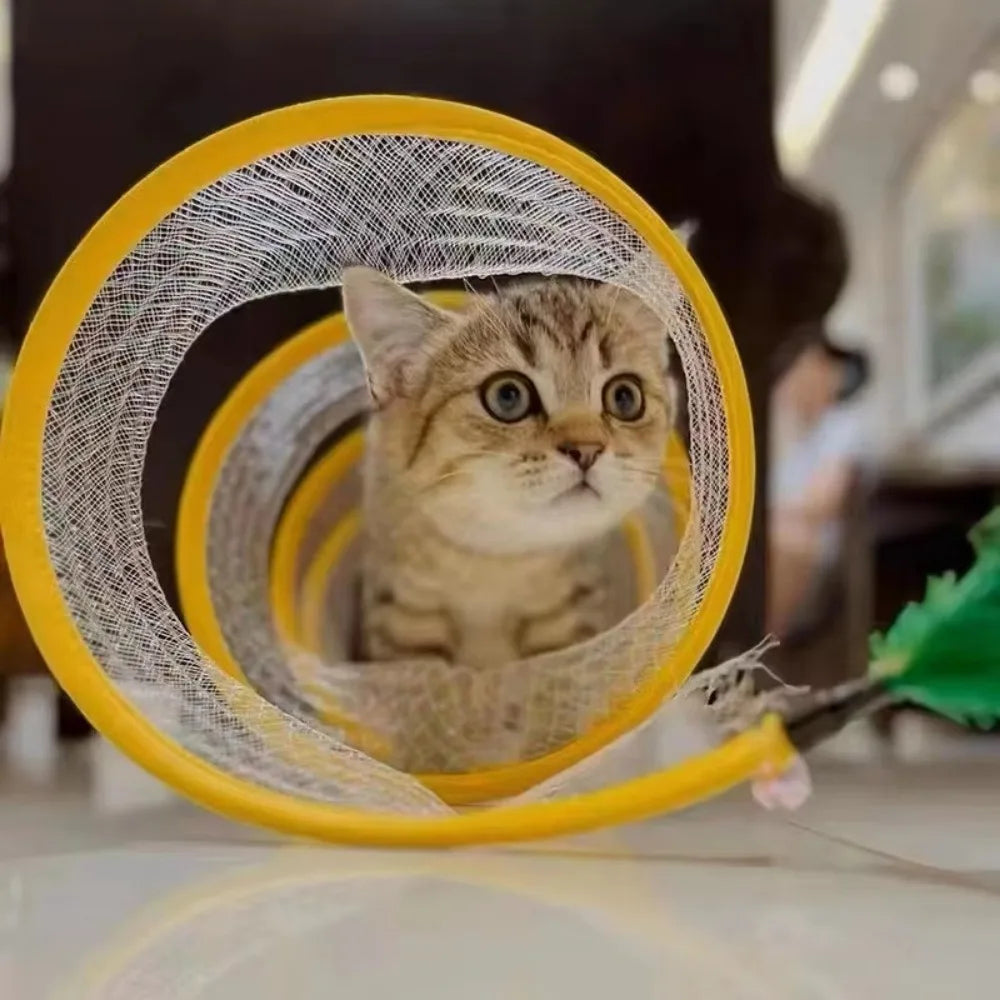 Fällbar S Typ Interaktiv Kattunnel