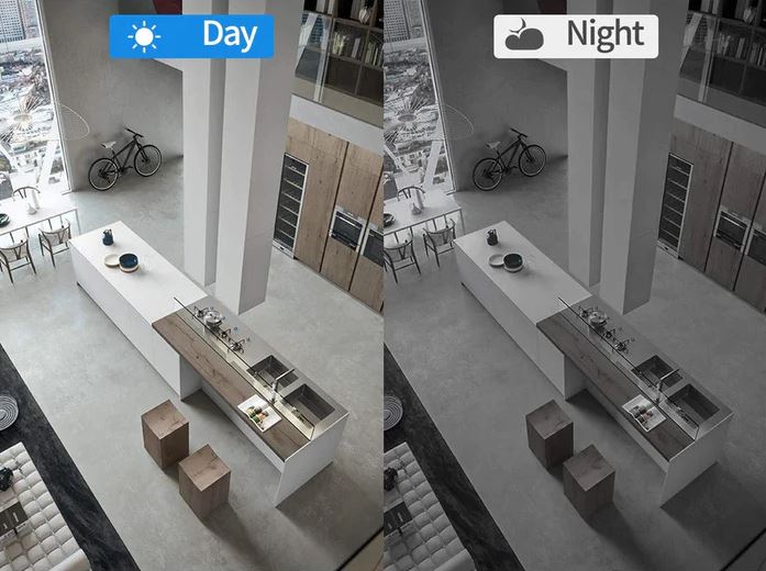 Liten WiFi Säkerhetskamera Nattvision Trådlös HD Barn Djur Säkerhetsövervakning