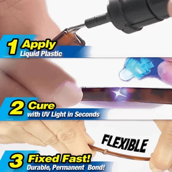5 Sekunders Superlim med UV-ljusk teknologi
