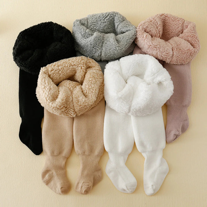 Barnens vinter fleecefodrade leggings
