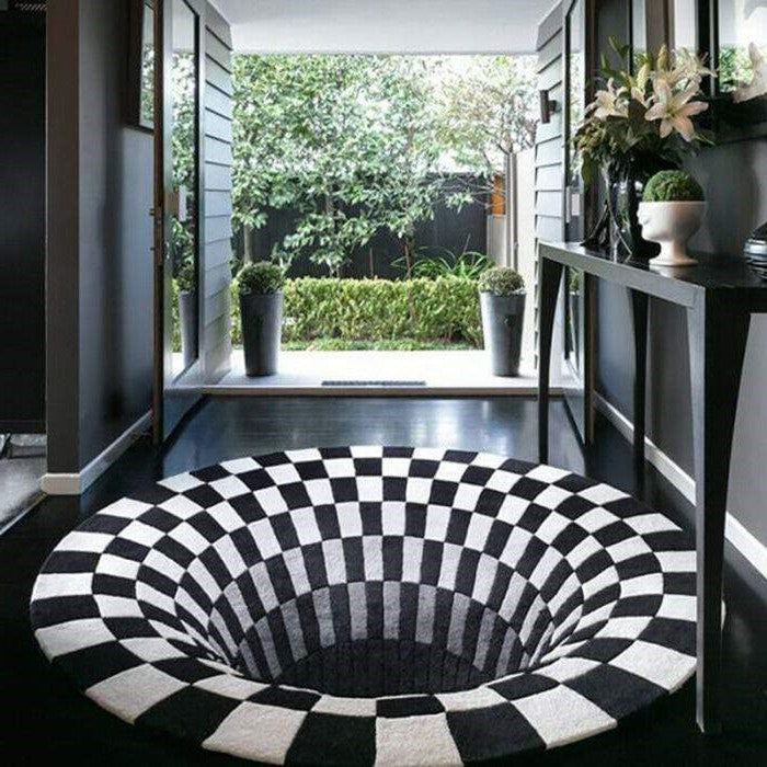3D Vortex Illusion Matta
