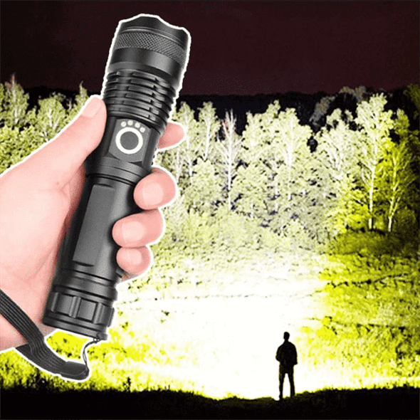 90000 Lumen Xhp50.2 Mest kraftfulla ficklampa