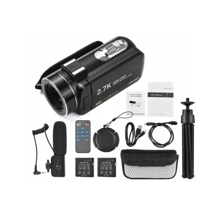 4K Videokamera Videokamera YouTube Vlogging WiFi 48MP Kamera