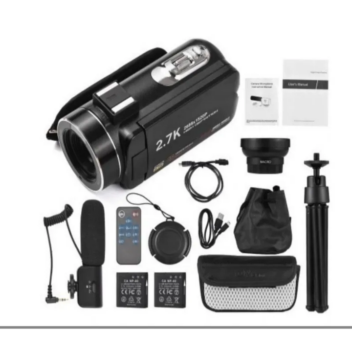 4K Videokamera Videokamera YouTube Vlogging WiFi 48MP Kamera