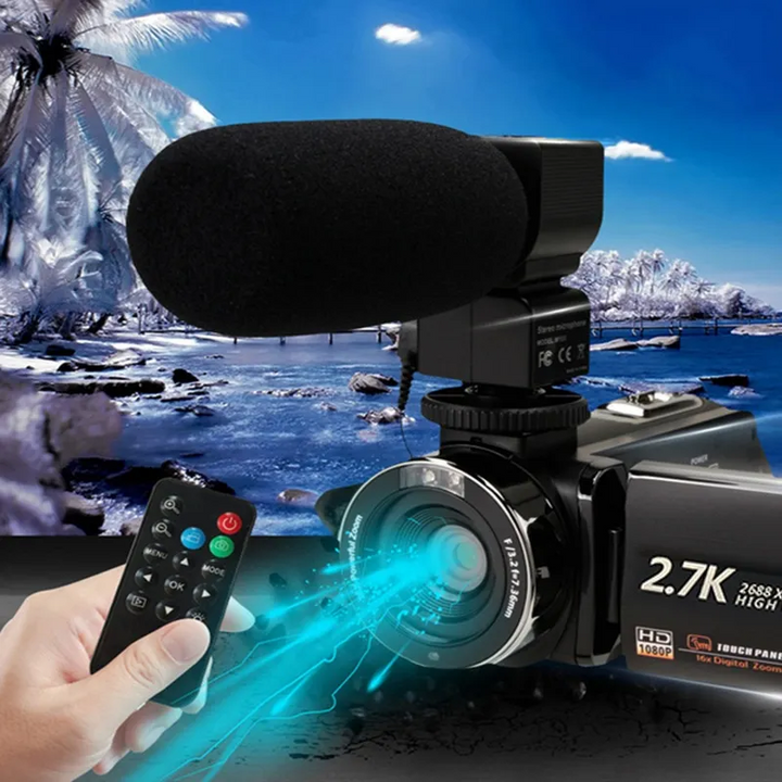 4K Videokamera Videokamera YouTube Vlogging WiFi 48MP Kamera