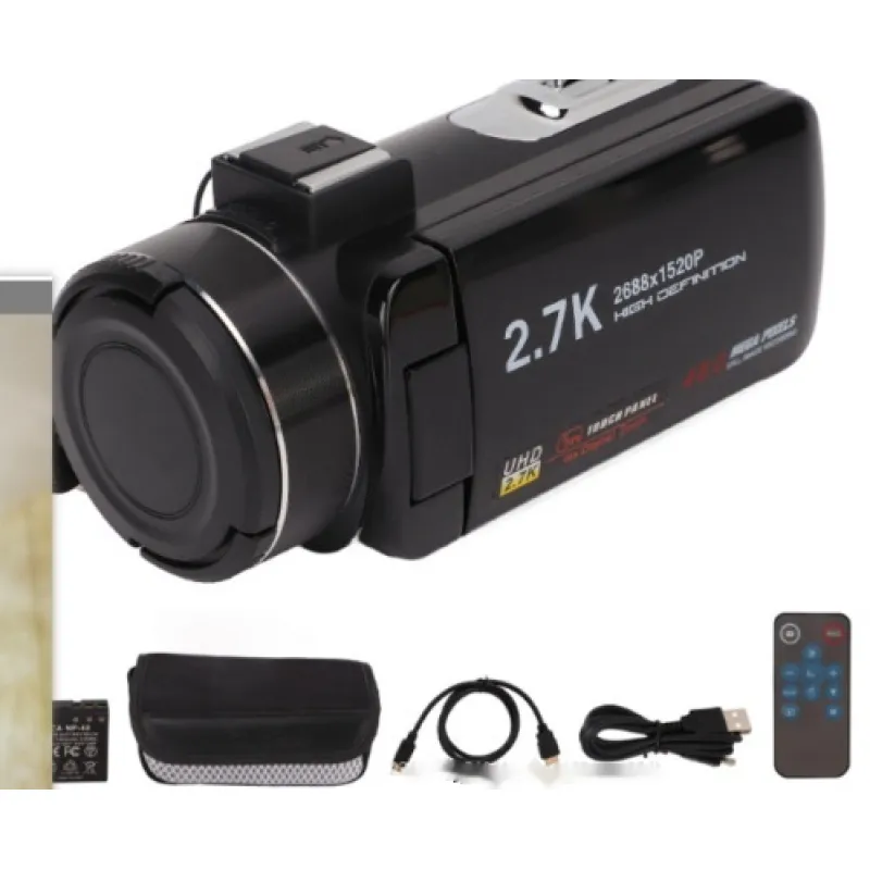4K Videokamera Videokamera YouTube Vlogging WiFi 48MP Kamera