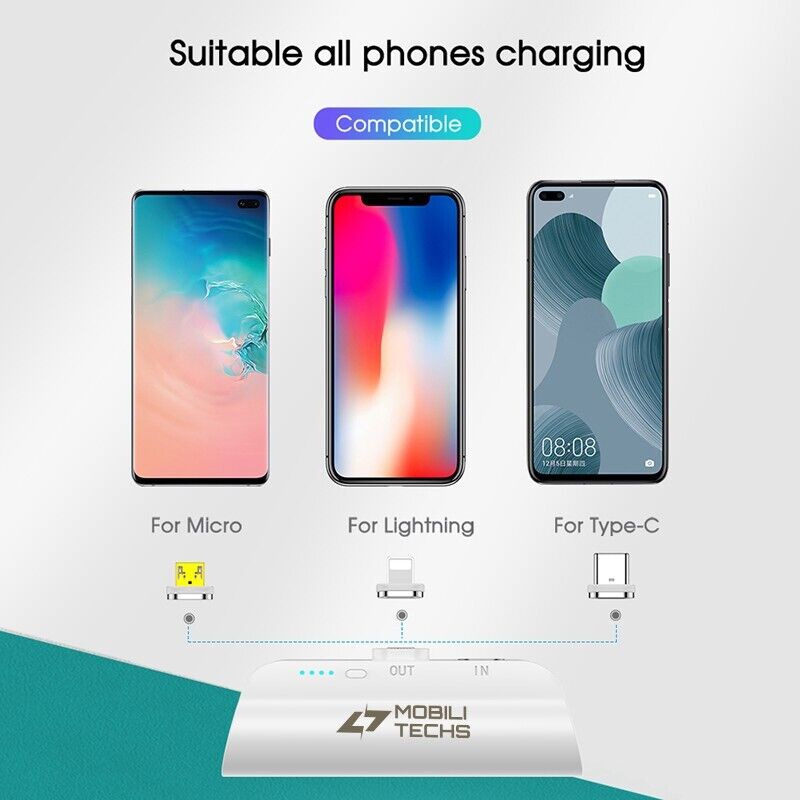 Mini Bärbar Magnetisk Power Bank