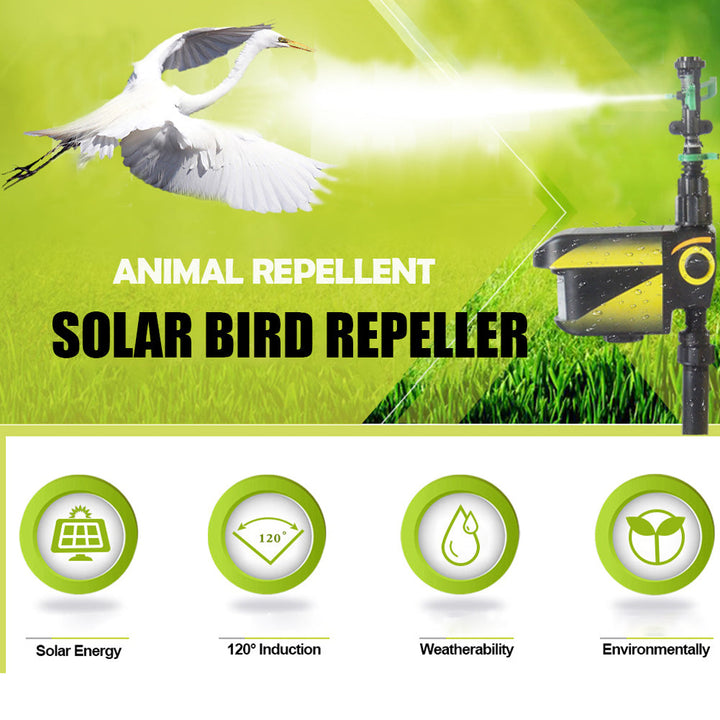 Rörelseaktiverad Sprinkler för Älg Solenergidriven - Bli av med Älgar