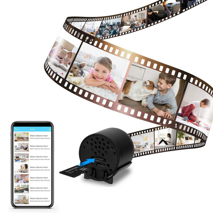 Trådlöst Mini Wifi Inomhus Hemsäkerhetskamerasystem