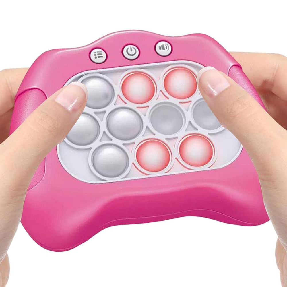 Rapid Pop Ljus Upp Fidget Bubbel Spel Konsol