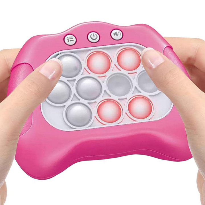 Rapid Pop Ljus Upp Fidget Bubbel Spel Konsol