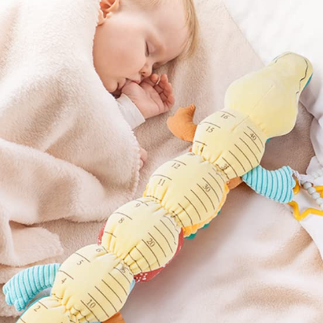 Musikaliskt Babyrassel Fyllt Plush Sensorisk Kameleont