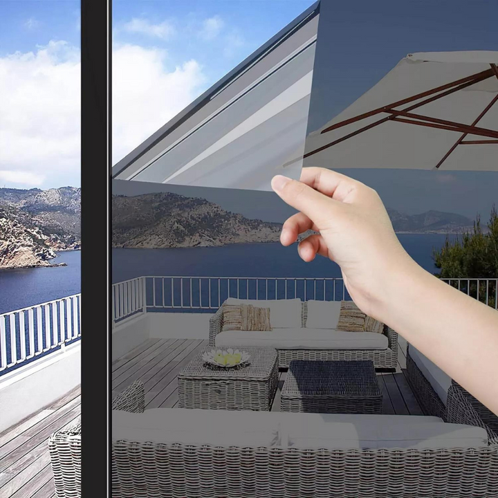 Reflekterande Envägs Integritetsglas Fönster Isoleringsfilm