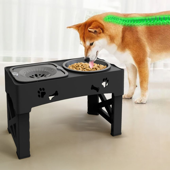 Justerbar Upphöjd Hundmatare