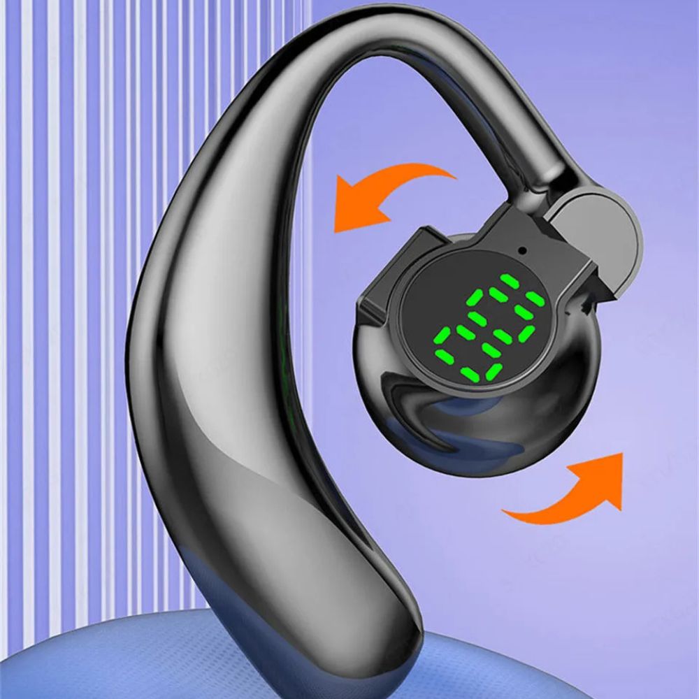 Trådlösa brusreducerande Bluetooth öronkrok hörlurar