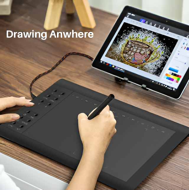 Grafiktablet Ritplatta Digital Penna