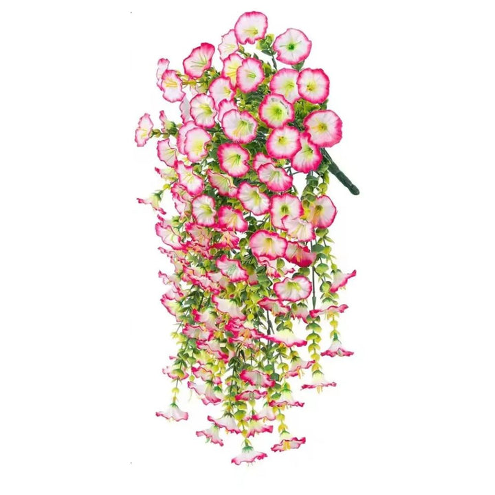 UV-beständig konstgjord Morgonärtskocka Blomma Hängande Dekor