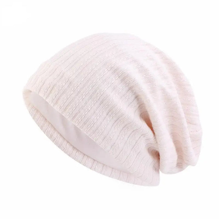 Vete Mönster Bomull Beanie Hatt Vinter
