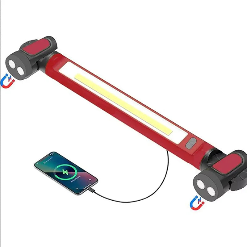 Uppladdningsbar LED Arbetslampa med Magnetisk Bas