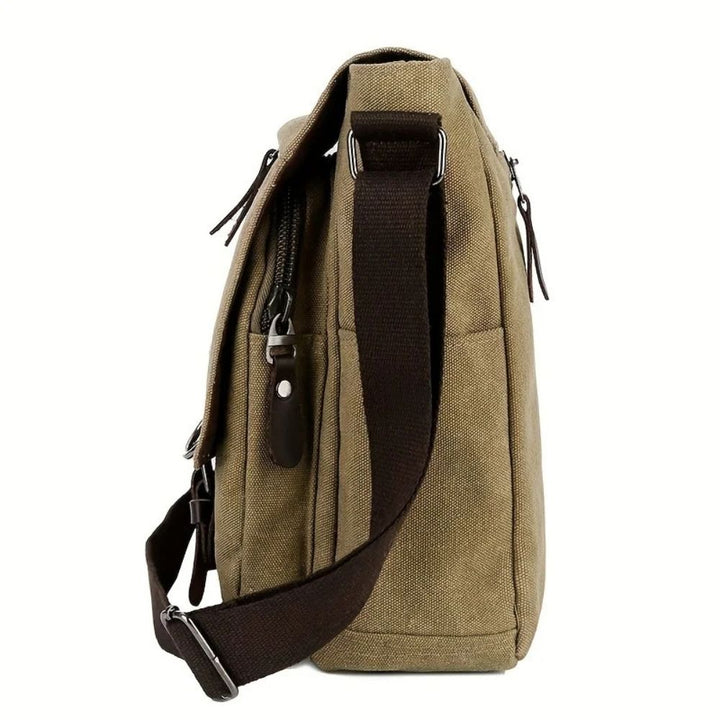 Herr Canvas Satchel Messenger Sling Bag