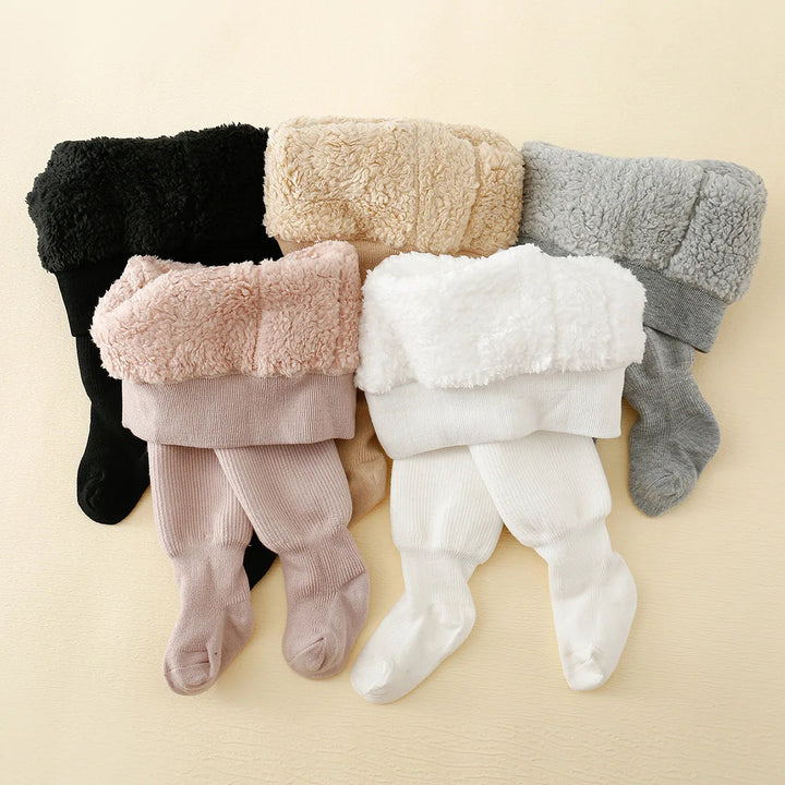 Barnens vinter fleecefodrade leggings