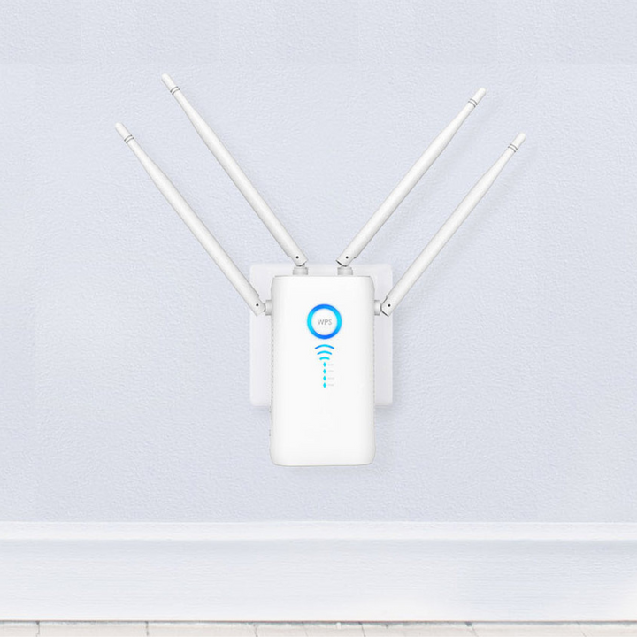 Trådlös Plug In Wifi Internet Repeater Signal Räckvidd Booster Extender