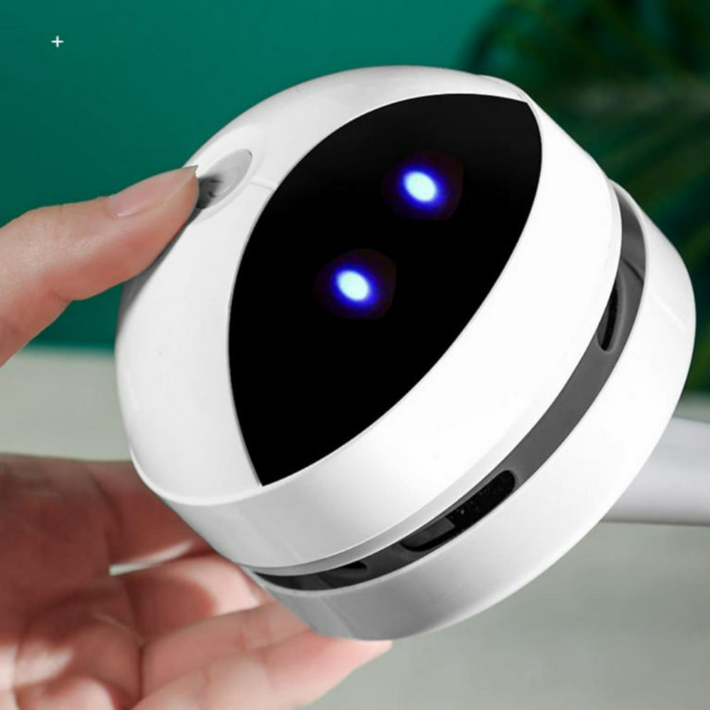 Kompakt USB-laddad Mini Skrivbordsdammsugare Robot