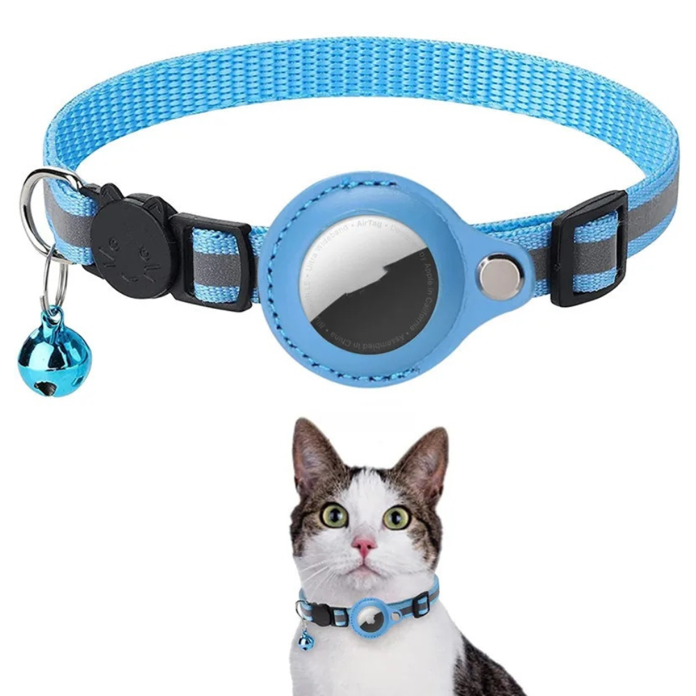 Vattentät Reflekterande Pet Airtag Hållare Halsband