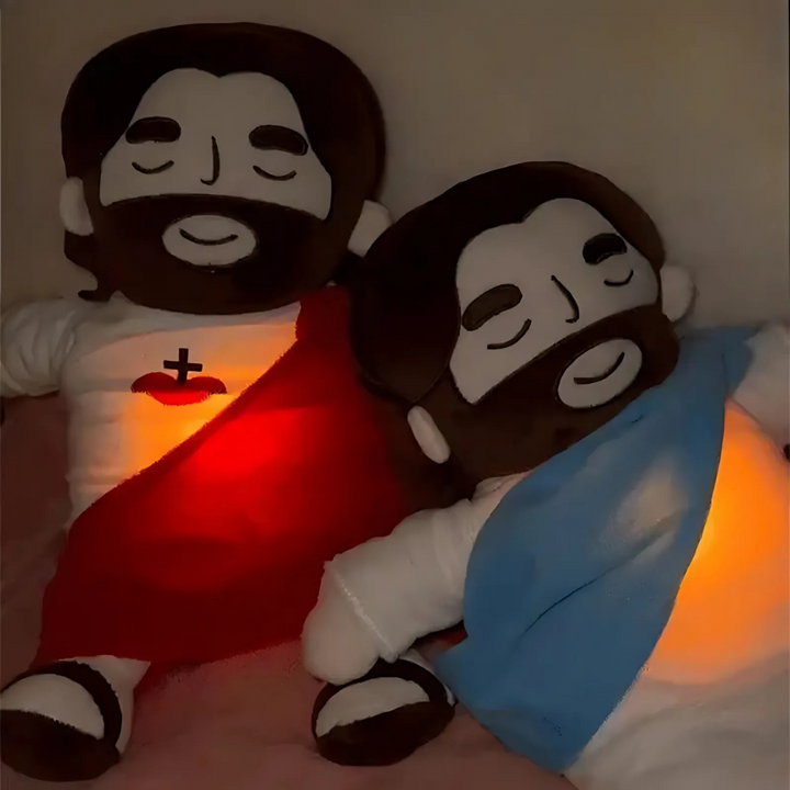 Andande Jesus Tröstande Plushie för Sömnhjälp