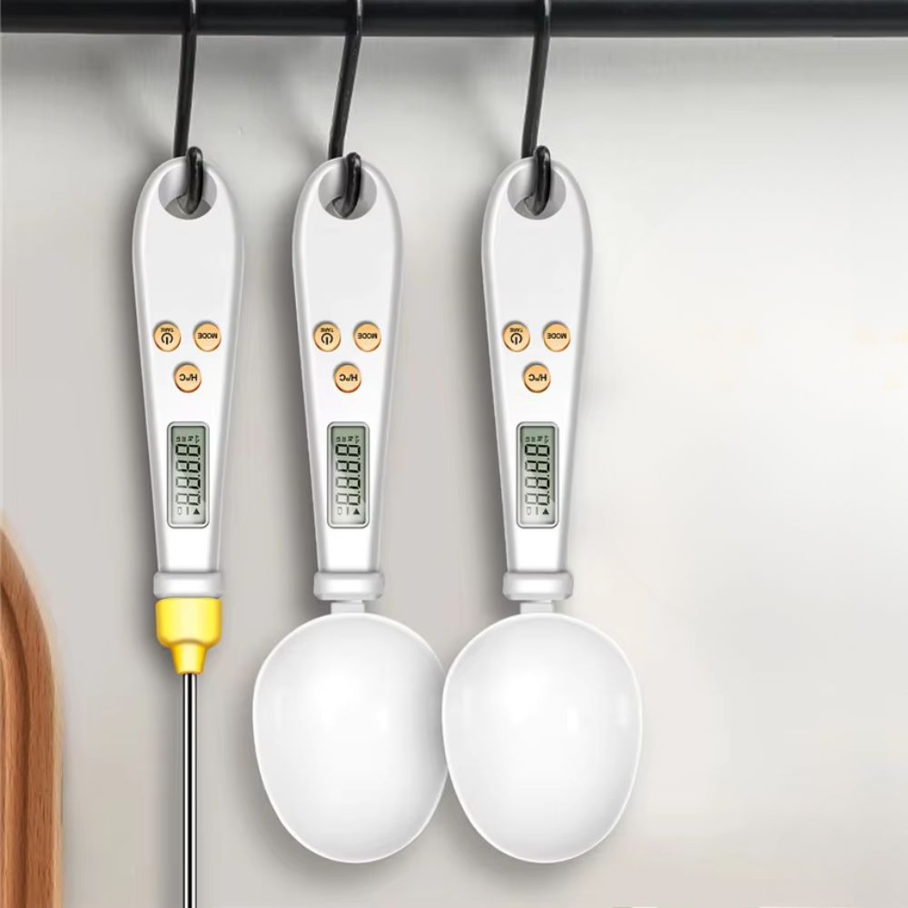 2-i-1 Digital Mini Skala &amp; Mattermometer