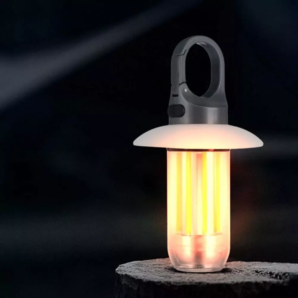 2 PCS LED Uppladdningsbar Tältlampa Campinglykta