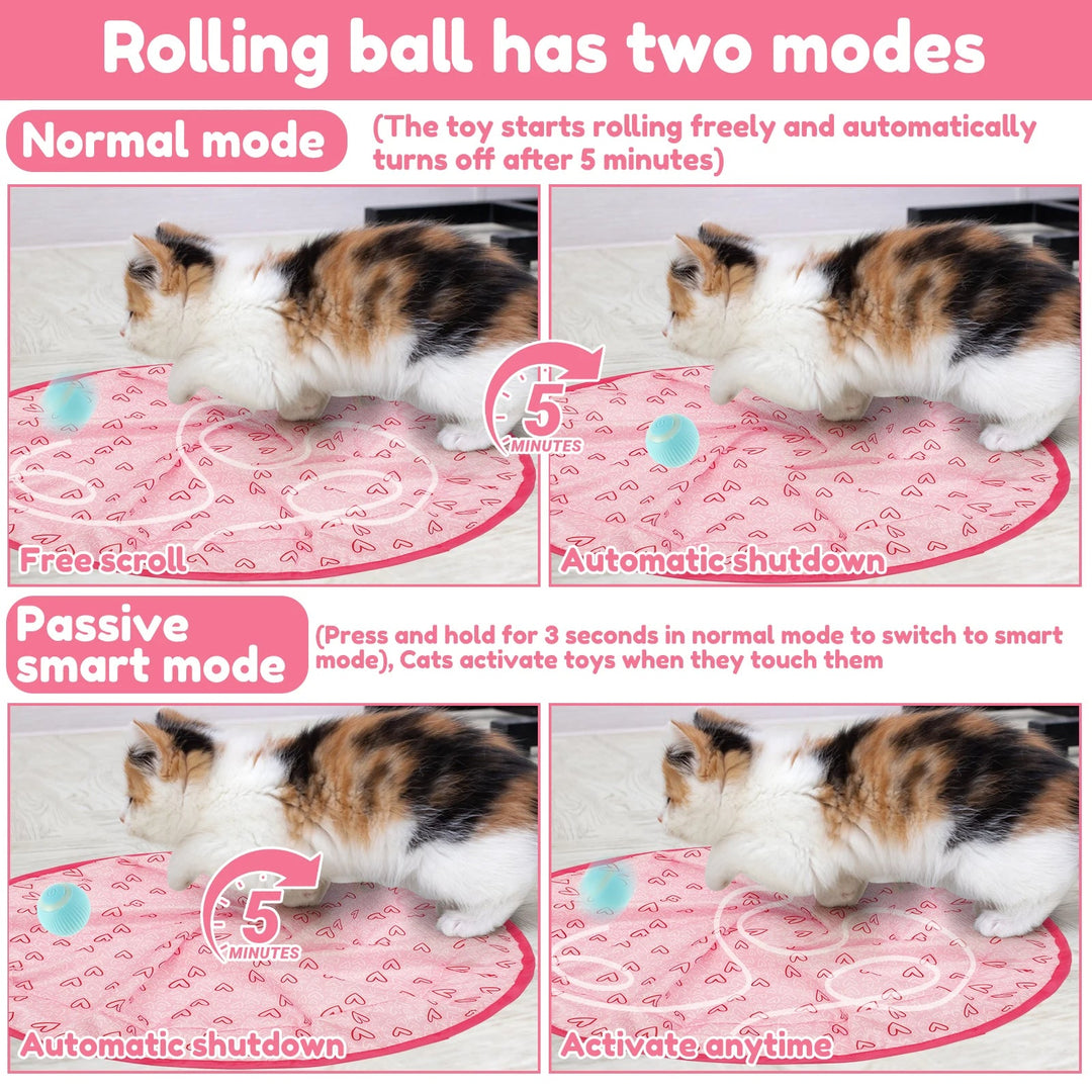 Interaktiv Kattjaktleksak med Smart Boll