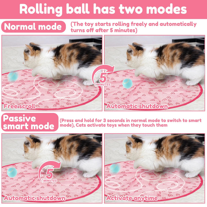 Interaktiv Kattjaktleksak med Smart Boll