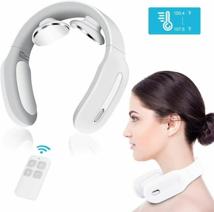 Pulserande &amp; Värme Intelligent Nackmassagerare