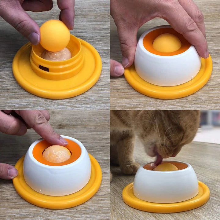 Långsam Matning Katt och Hund Slickmatta