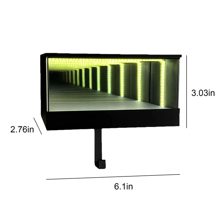 Infinity LED 3D Utskriven Bilnyckelhållare